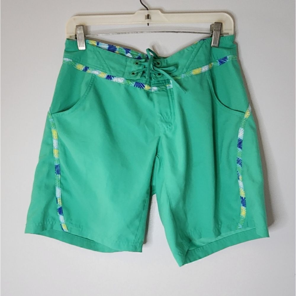 Columbia PFG green shorts swim size 8